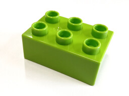 L-W Toys Junior Kostka 3x2 zelená